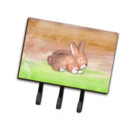 Jensendistributionservices Rabbit Watercolor Leash or Key Holder MI1711349